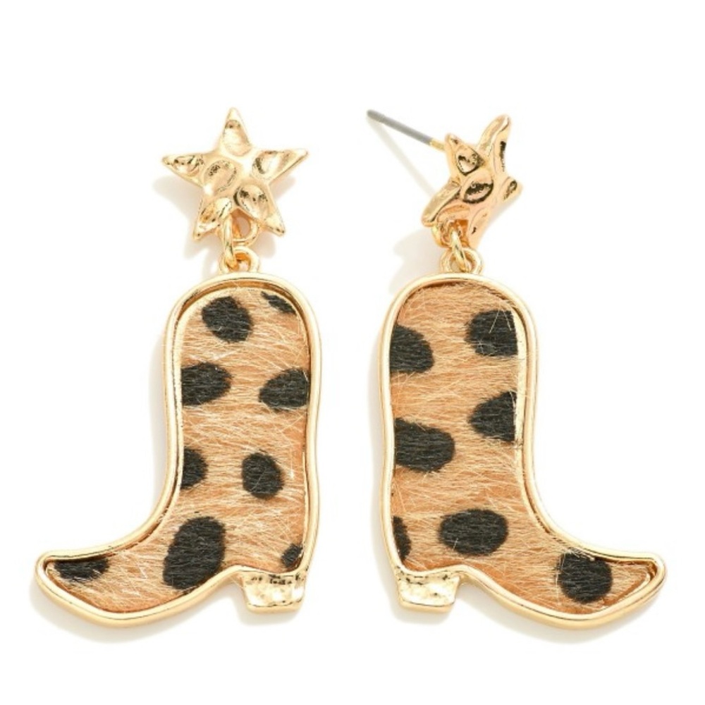 71-Cowboy boots earrings